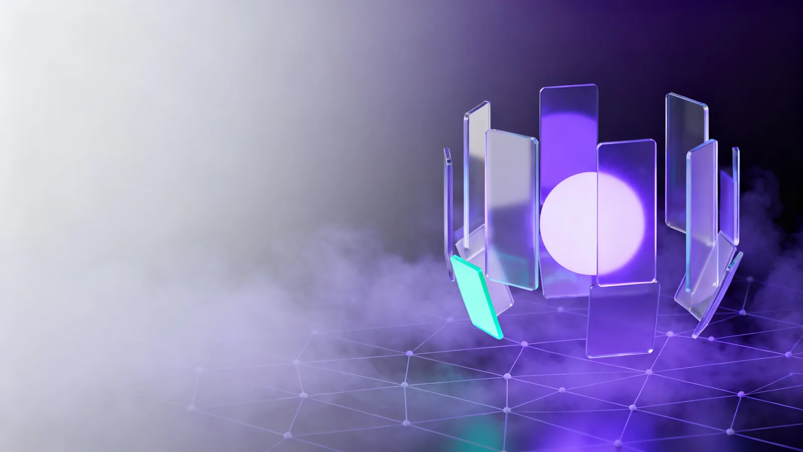 Abstract visualization of endpoint, email, identity, and cloud protection converging into one unified security console